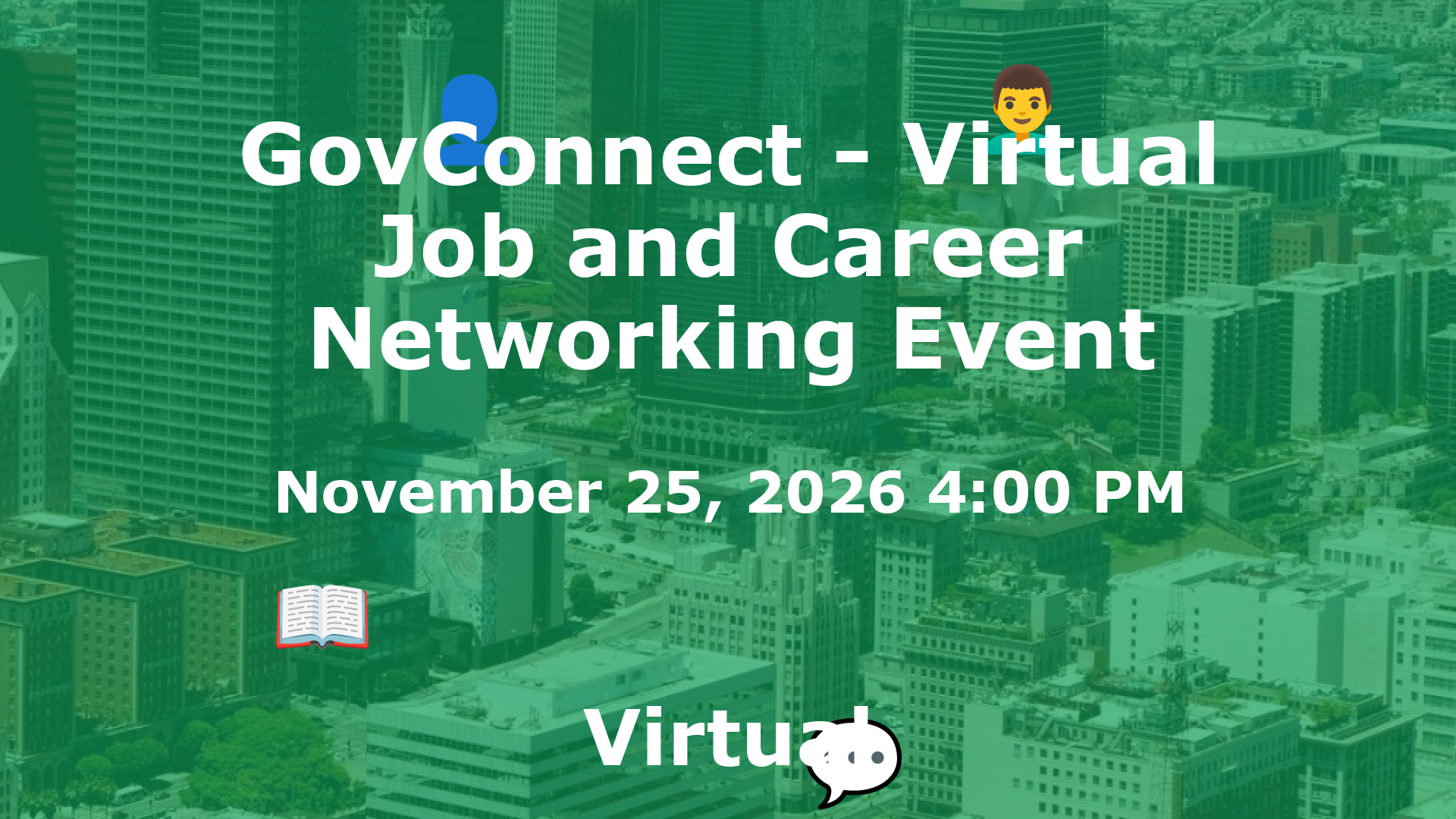 GovConnect - Virtual Job and Career Networking Event event image
